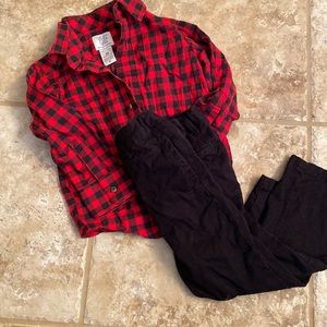 Toddler Button down shirt & pants